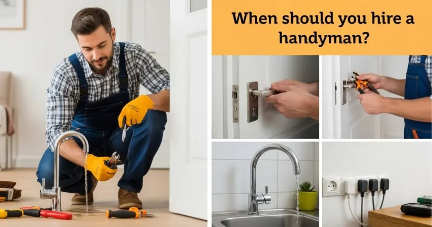 When should you hire a handyman